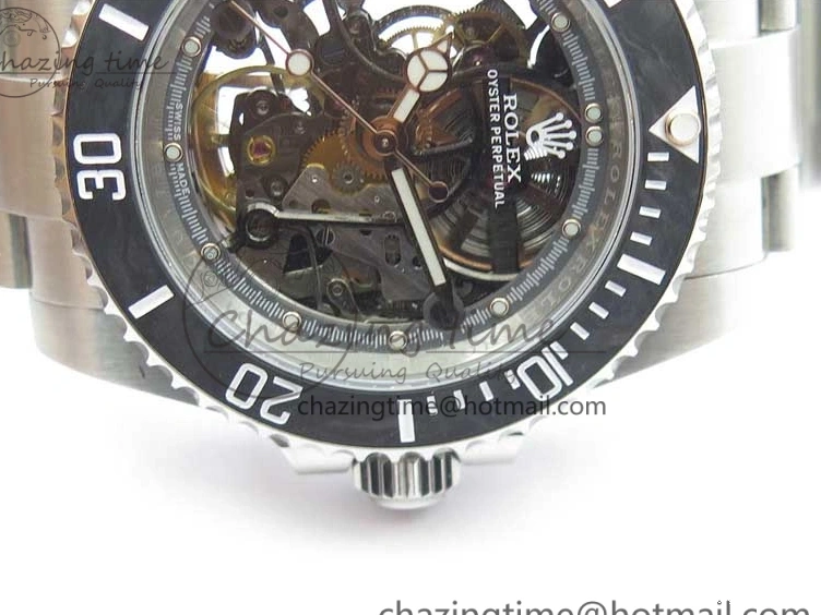 AAA Replica Watches WWF Edition Bezel Skeleton Best Durable Submariner SS 2925 116660 Andrea Carbon on SA Pirlo 0103